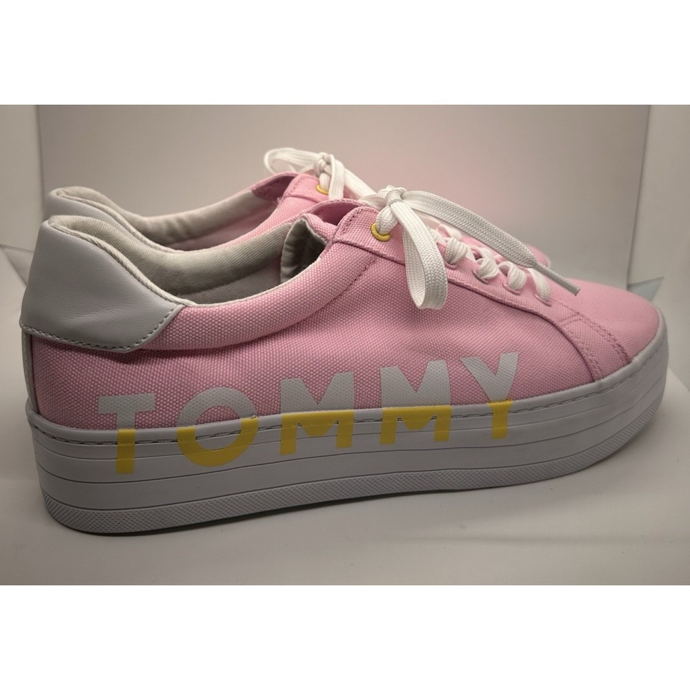 New Tommy Hilfiger Pink Blasee Platform Sneakers Womens Size 11 M